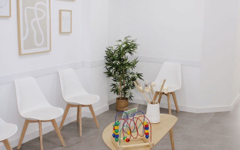 Sala de espera con juguetes